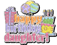 Happy Birthday Daughter Happy Birthday To You Sticker