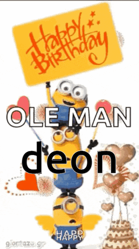 Happy Birthday Deon GIF