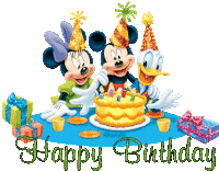 Happy Birthday Disney Sticker
