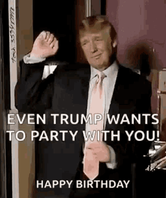 Happy Birthday Donald Trump GIF