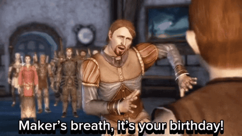 Happy Birthday Dragon Age GIF