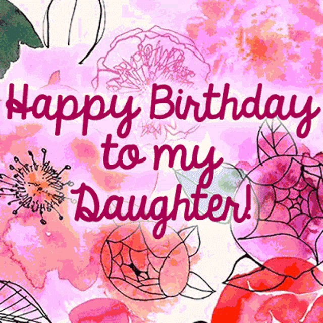 Happy Birthday Flowers GIF