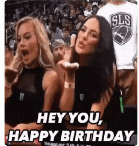 Happy Birthday Flying Kiss GIF