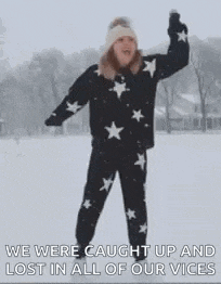Happy Birthday Friend Snowflake GIF