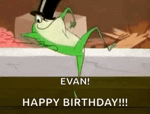 Happy Birthday Frog GIF
