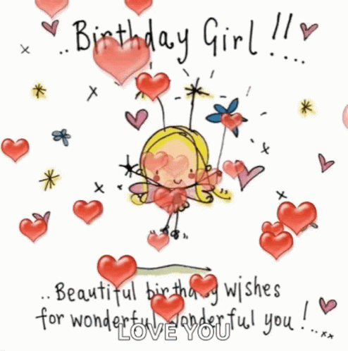 Happy Birthday Girl Beautiful GIF. This 494 x 498 animated GIF is part of our little girl happy birthday collection. Related themes include beautiful…