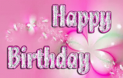Happy Birthday Glitter GIF