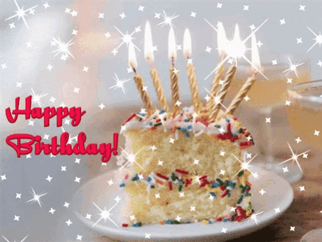 Happy Birthday Happy Birthday Cake GIF
