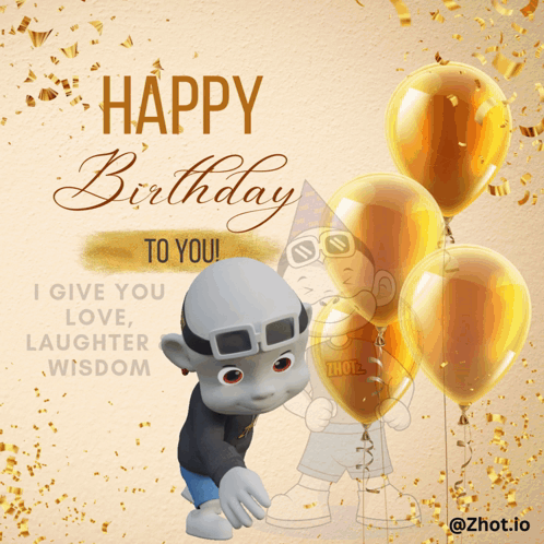 Happy Birthday Happy Birthday Gif GIF. This 498 x 498 animated GIF is part of our happy birthday with balloons collection. Related themes include birthday…