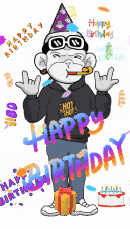 Happy Birthday Hbd GIF