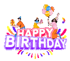 Happy Birthday Hbd Sticker