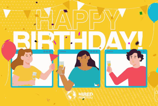 Happy Birthday Hired Remoteli GIF