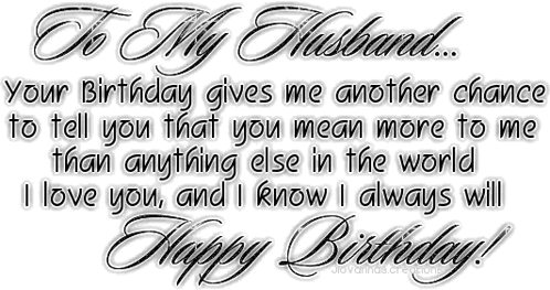 Happy Birthday Husband Sticker GIF. This 498 x 263 animated GIF is part of our happy birthday to husband collection. Created by Tjsmith21. View the original…