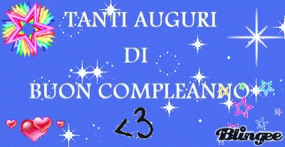 Happy Birthday Italian GIF