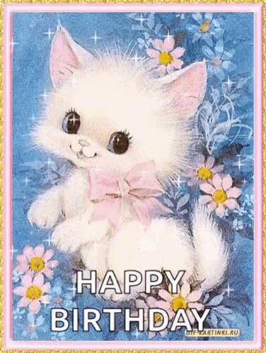 Happy Birthday Kitty GIF