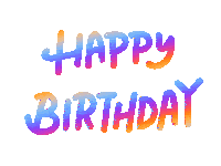 Happy Birthday Sticker