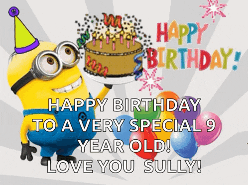 Happy Birthday Minions GIF