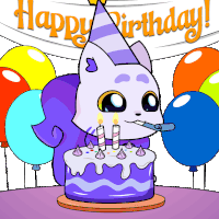 Happy Birthday Sticker