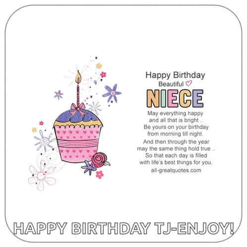 Happy Birthday Niece GIF