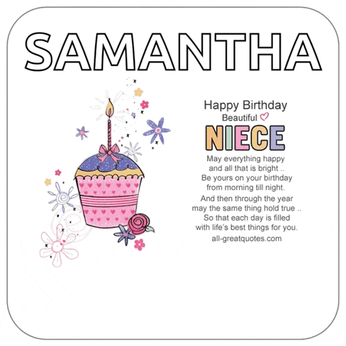 Happy Birthday Niece GIF
