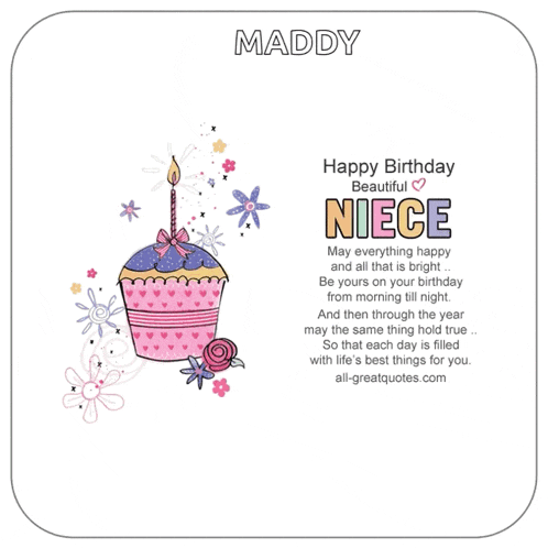 Happy Birthday Niece GIF