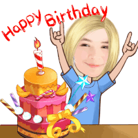 Happy Birthday Sticker