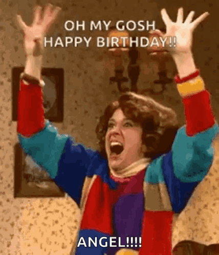 Happy Birthday Oh My Gosh GIF. This 428 x 498 animated GIF is part of our happy birthday dancing collection. Related themes include happy birthday…