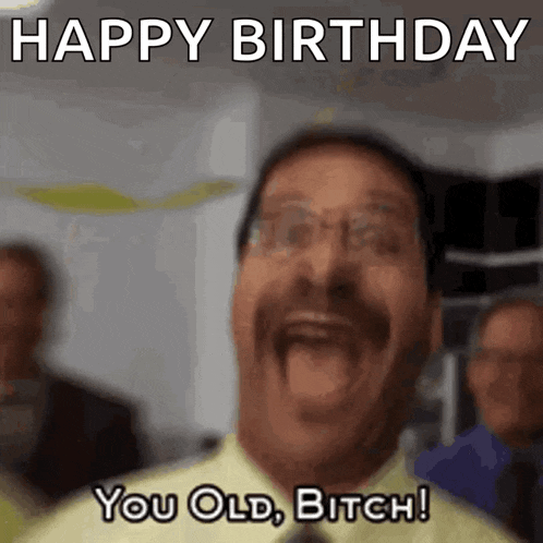 Happy Birthday Old Man GIF