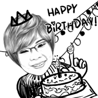 Happy Birthday Sticker