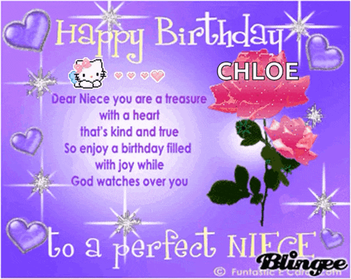 Happy Birthday Perfect Niece GIF