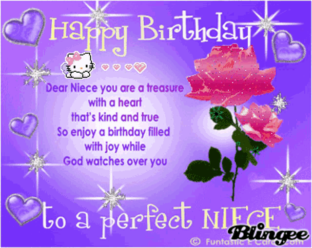 Happy Birthday Perfect Niece GIF