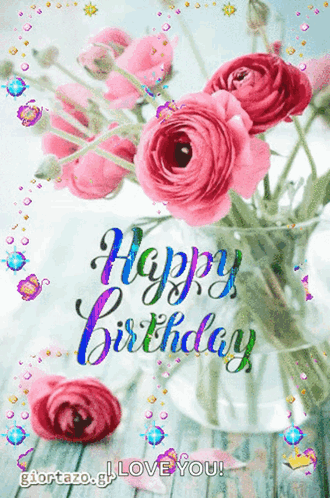 Happy Birthday Rose GIF
