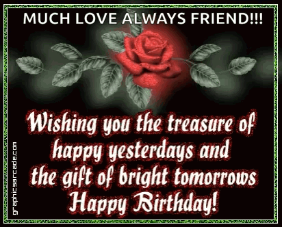Happy Birthday Rose GIF
