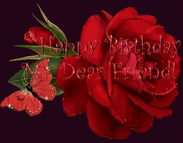 Happy Birthday Rose GIF