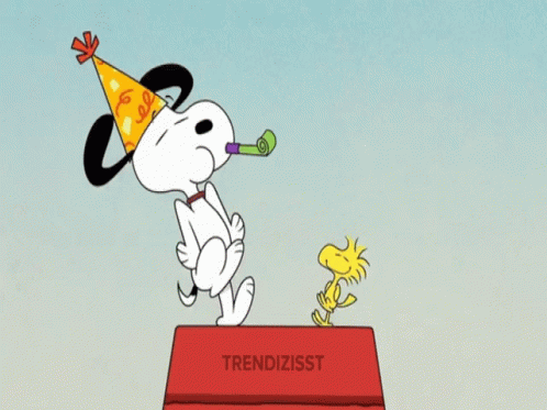 Happy Birthday Snoopy GIF