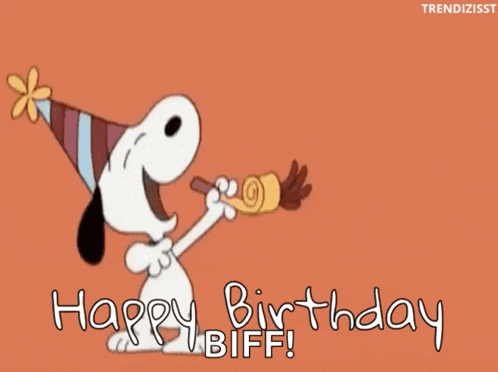 Happy Birthday Snoopy GIF