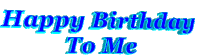 Happy Birthday To Me Celebration Sticker