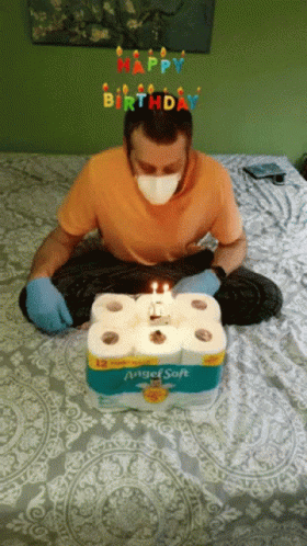 Happy Birthday Toilet Paper GIF