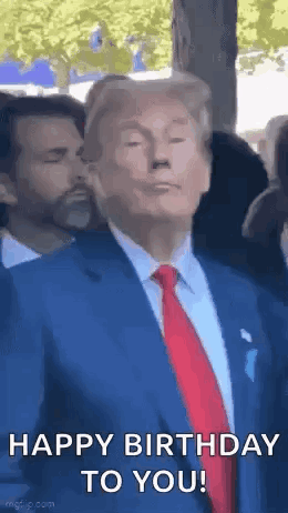 Happy Birthday Trump GIF