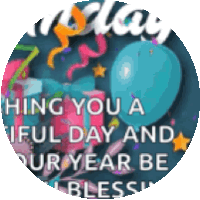 Happy Birthday Sticker