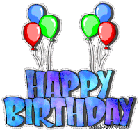 Happy Birthday Sticker