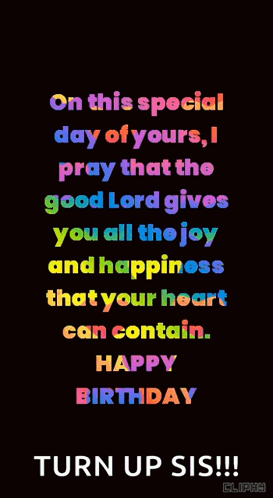 Happy Birthday Wishes GIF. This 273 x 498 animated GIF is part of our happy birthday 60 collection. Related themes include happy birthday, special day…