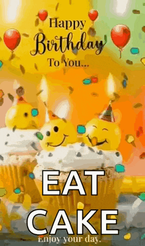 Happy Birthday Wishes Enjoy Your Day GIF