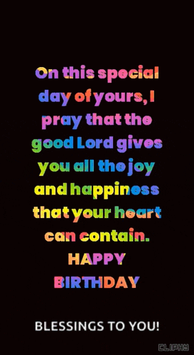 Happy Birthday Wishes GIF