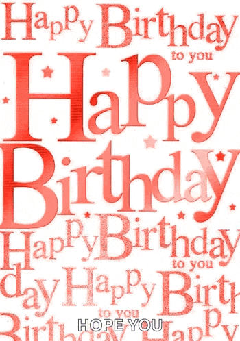 Happy Birthday Wishes GIF