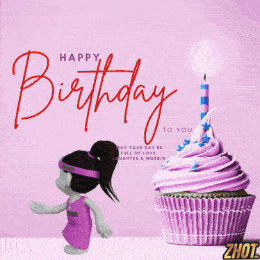Happy Birthday Zhotcita GIF