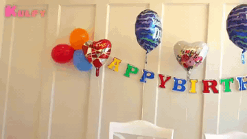 Happy Birthday.Gif GIF. This 360 x 203 animated GIF is part of our happy birthday with balloons collection. Related themes include balloons, celebration…