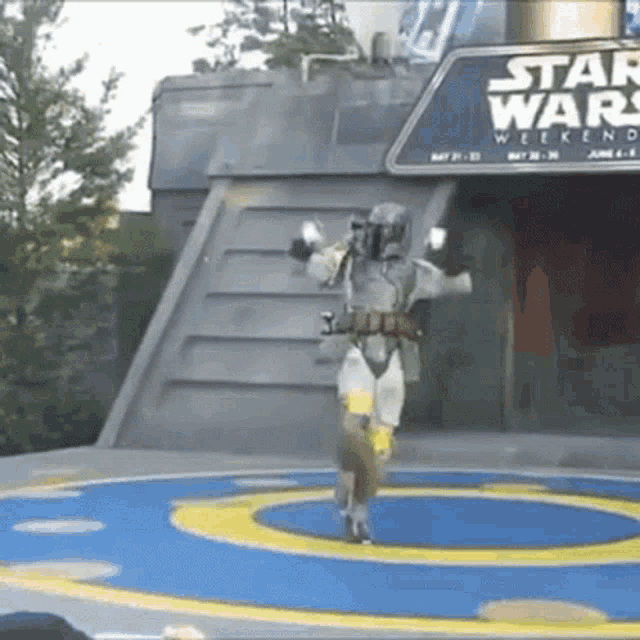 Happy Dance Boba Fett GIF