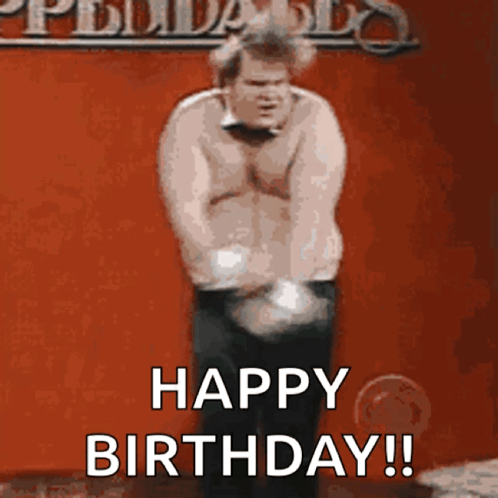 Happy Dance Chris Farley GIF