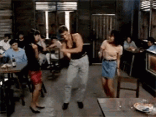 Happy Dance GIF. This 498 x 375 animated GIF is part of our jean claude van damme bailando collection. Related themes include dance, dancing, happy. Created…